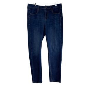 Curves 360 by NYDJ Boost Jeans Size 18 Blue Skinny Dark Wash Stretch High Rise